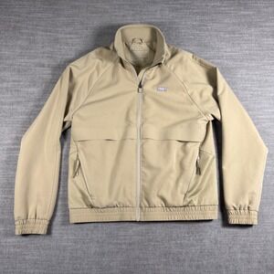FIGS Technical Collection Sydney Scrubs Jacket Women's XXS Beige Mesh Breathable